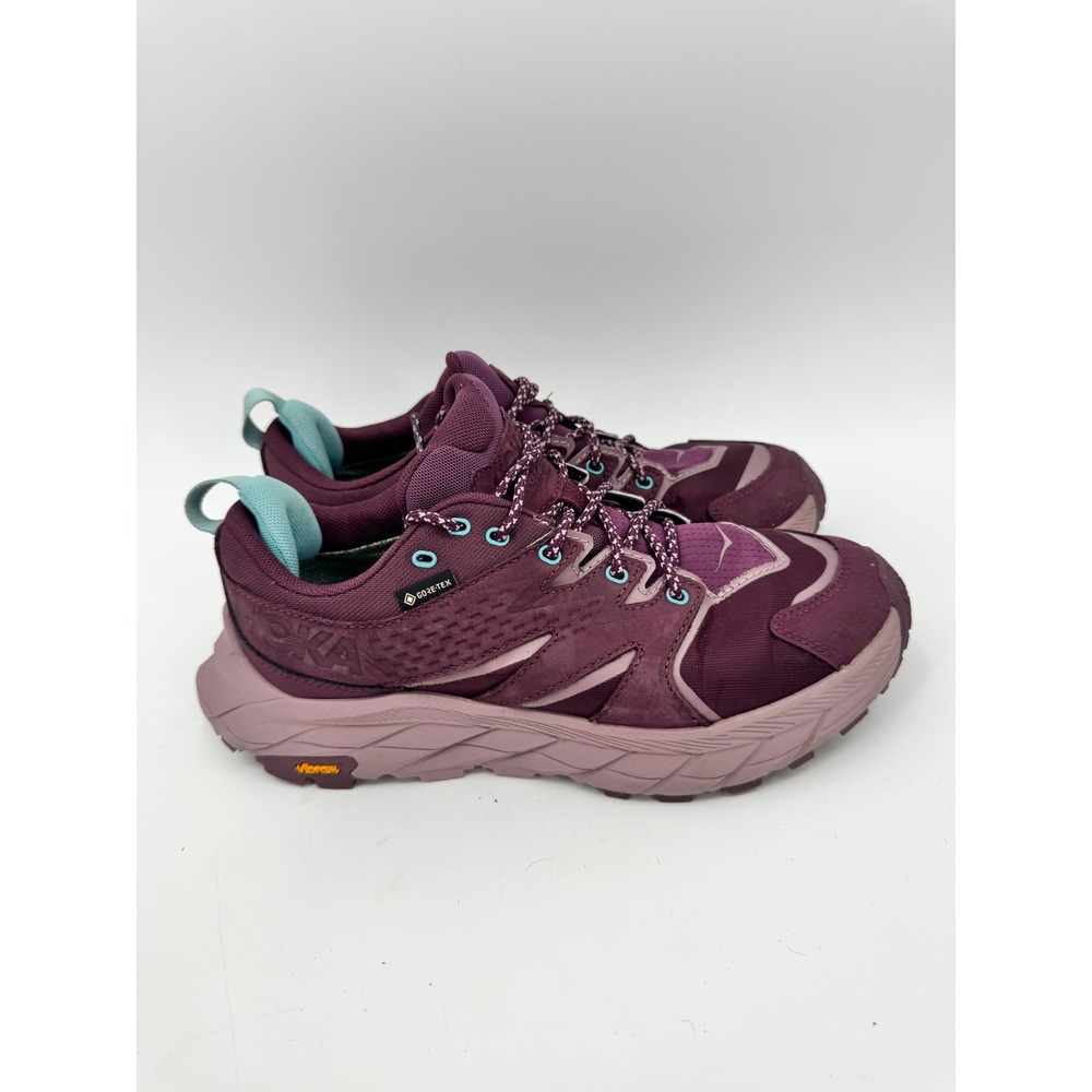 Hoka Anacapa Low GTX Women 8 Purple Gore-Tex Hiking Shoes 1119373